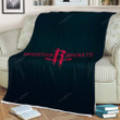 Houston Rockets Sherpa Blanket - Club Nba Esports Soft Blanket, Warm Blanket