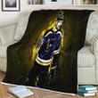 Colton Parayko Sherpa Blanket - St Louis Blues Canadian Hockey Player Portrait Soft Blanket, Warm Blanket