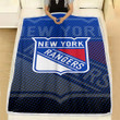 New York Rangers Fleece Blanket - Nhl Hockey New York Soft Blanket, Warm Blanket