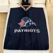 New England Patriots Fleece Blanket - New England Nfl  Soft Blanket, Warm Blanket