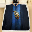 Tennessee Titans Fleece Blanket - Golden Nfl Blue Metal  Soft Blanket, Warm Blanket