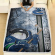 Vancouver Canucks Fleece Blanket - Hockey Nhl1002  Soft Blanket, Warm Blanket
