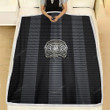 San Antonio Spurs Fleece Blanket - American Basketball Club Metal Black Gray Metal Mesh  Soft Blanket, Warm Blanket