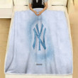 New York Yankees Fleece Blanket - American Baseball Club Mlb Soft Blanket, Warm Blanket