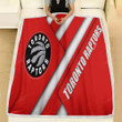 Toronto Raptors Fleece Blanket - Basketball Club Red Abstraction Soft Blanket, Warm Blanket