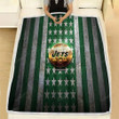 New York Jets Flag Fleece Blanket - Nfl Green White Metal American Football Team Soft Blanket, Warm Blanket