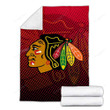 Chicago Blackhawks Cozy Blanket - Nhl Hockey Illinois Soft Blanket, Warm Blanket