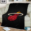 Miami Heat Sherpa Blanket - Basketball Nba Soft Blanket, Warm Blanket