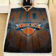 New York Knicks Fleece Blanket - Nba Basketball1002  Soft Blanket, Warm Blanket