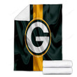 Green Bay Packers Cozy Blanket - American Football Nfl  Soft Blanket, Warm Blanket
