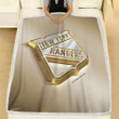 New York Rangers Fleece Blanket - American Hockey Club Nhl Golden Silver Soft Blanket, Warm Blanket