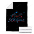 Miami Marlins Cozy Blanket - Baseball Mlb1001  Soft Blanket, Warm Blanket