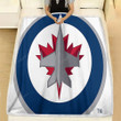 Winnipeg Jets Fleece Blanket - Hockey Jets Nhl2001 Soft Blanket, Warm Blanket