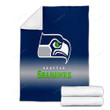 Green Eyes Seahawks Cozy Blanket - Seattle Seahawks  Soft Blanket, Warm Blanket