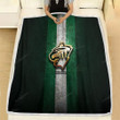 Minnesota Wild Fleece Blanket - Golden Nhl Green Metal  Soft Blanket, Warm Blanket