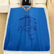 Orlando Magic Fleece Blanket - 3D Blue 3D  Soft Blanket, Warm Blanket