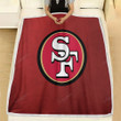 San Francisco 49Ers  Fleece Blanket - Red 49Ers  Soft Blanket, Warm Blanket