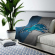 Detroit Lions Cozy Blanket - Abstract Nfl Usa Soft Blanket, Warm Blanket