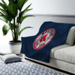 Boston Red Sox Cozy Blanket - Baseball Usa Baseball Team Soft Blanket, Warm Blanket