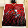 Tampa Bay Buccaneers Fleece Blanket - Crossbones Football Mascot Soft Blanket, Warm Blanket