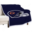 Chicago Bears Sherpa Blanket - Golden Love Soft Blanket, Warm Blanket