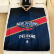 New Orleans Pelicans Fleece Blanket - Basketball Eua Finals Soft Blanket, Warm Blanket