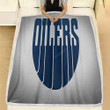 Sports Fleece Blanket - Hockey Edmonton Oilers1002  Soft Blanket, Warm Blanket