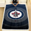 Winnipeg Jets Fleece Blanket - Nhl Hockey Manitoba Soft Blanket, Warm Blanket
