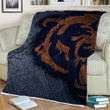Chicago Bears Sherpa Blanket - Bears Chicago Da Bears Soft Blanket, Warm Blanket