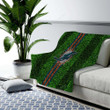 Miami Dolphins Cozy Blanket - Grass Football Lawn Soft Blanket, Warm Blanket