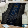 Kansas City Royals Sherpa Blanket - Mlb Baseball Usa Soft Blanket, Warm Blanket