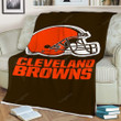 Cleveland Browns Sherpa Blanket - Nfl Football1003  Soft Blanket, Warm Blanket