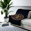 Denver Nuggets Cozy Blanket - Basketball Crest  Soft Blanket, Warm Blanket