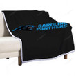 Carolina Panthers Sherpa Blanket - Nfl Football Soft Blanket, Warm Blanket