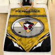 Pittsburgh Penguins Fleece Blanket - 929 2018 Hockey Ice Soft Blanket, Warm Blanket