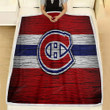 Montreal Canadiens Nhl Fleece Blanket - Hockey Club Eastern Conference Usa Soft Blanket, Warm Blanket