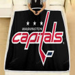 Sports Fleece Blanket - Hockey Washington Capitals1001  Soft Blanket, Warm Blanket