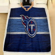 Tennessee Titans Fleece Blanket - Nfl American Conference Wooden American Football Soft Blanket, Warm Blanket