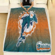 Nfl Miami Dolphins Fleece Blanket - Professional 3D  Soft Blanket, Warm Blanket
