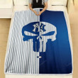 New York Yankees Fleece Blanket - American League East Marvel Soft Blanket, Warm Blanket