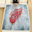 Sports Fleece Blanket - Hockey Detroit Red Wings1001  Soft Blanket, Warm Blanket