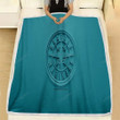 Seattle Mariners Fleece Blanket - American Baseball Club 3D Turquoise  Soft Blanket, Warm Blanket