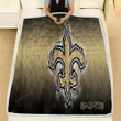 New Orleans Saints Fleece Blanket - People Entertainment Football Soft Blanket, Warm Blanket