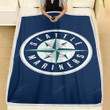 Seattle Mariners Fleece Blanket - Baseball Mlb Washington Soft Blanket, Warm Blanket
