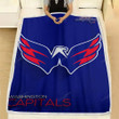 Washington Capitals Fleece Blanket - Hockey Washington Dc  Soft Blanket, Warm Blanket