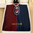 Minnesota Twins American Baseball Club Fleece Blanket - Leather Mlb Minnesota Soft Blanket, Warm Blanket