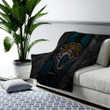 Jacksonville Jaguars Black Stone Cozy Blanket - Nfl American Football  Soft Blanket, Warm Blanket