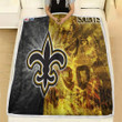 New Orleans Saints Fleece Blanket - Orleans New Football Soft Blanket, Warm Blanket
