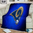 Football Sherpa Blanket - Los Angeles Rams1014  Soft Blanket, Warm Blanket