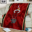 Miami Heat Sherpa Blanket - Basketball Club Nba  Soft Blanket, Warm Blanket